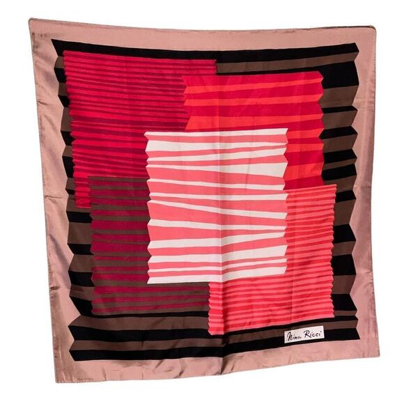 Vintage Nina Ricci 100% Silk Square Scarf - Picture 9 of 16
